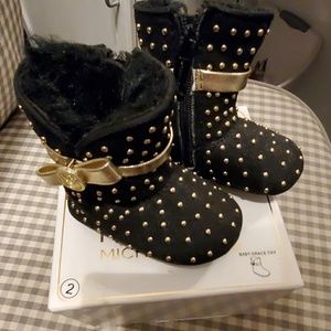 MK Baby Booties Sz 2